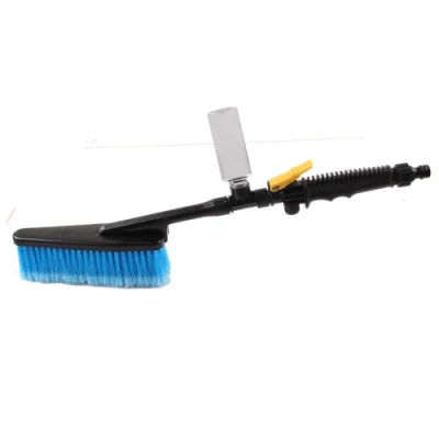 Car Cleaning Brush Retractable Long Handle Water Flow Switch Foam Bottle Durable Car Wash Brush Auto Exterior Wyz13163