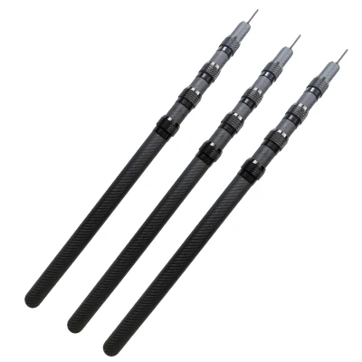 3K 100%C Carbon Fiber and Plastic Locking Device Carbon Fiber Extension Pole