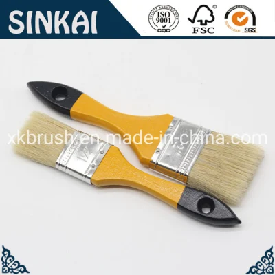 Wooden Handle Paint Brush with Bristle Mixed with Synthetic Filaments for Philippine Market