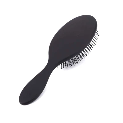 Amazon Hot Sales Logo Printing Cushion Oval Hairbrush Detangling Hair Brush Private Label Plastic Wet Hair Brush