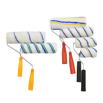 Paint Roller Brush, Latex Paint Painting Wall Paint Brush Wall Tools with Polyester/ Acrylic Material Roller Cover