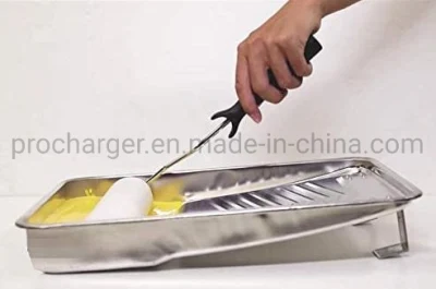 9.5&quot; Deep Well Matte Finish Tin Plated Steel Paint Tray