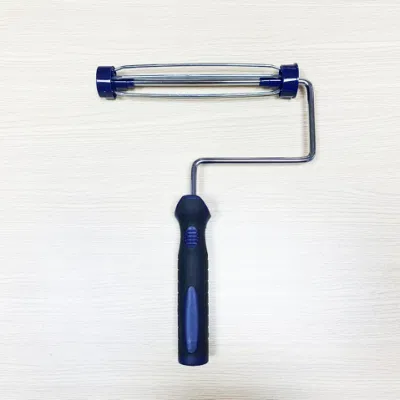Factory Direct 9&quot; 230mm 4-Wire-Cage Paint Roller Frame TPR Handle Paint Roller Brush