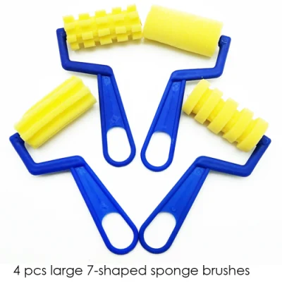 Foska New Item Large 7-Shaped Sponge Brushes