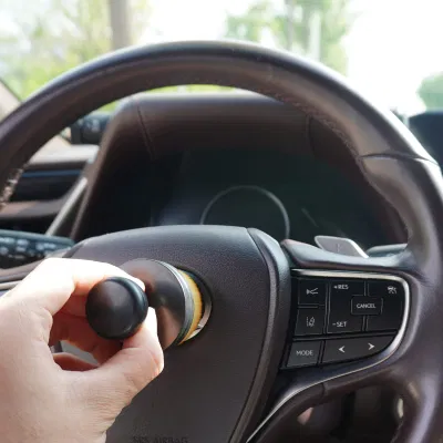 High Density Portable Car Duster Interior Cleaning Brush Auto Tire Brush with Cover for Car Detailing Kit Bicolor