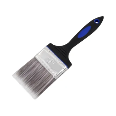 Harden Professional Trp Handle Bristle Wall Paint Brush, Tapered Pet/PBT/Nylon Brush, TPR Handle Brush