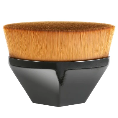 Flat Top Kabuki Foundation Brush Six Corners Facial Brush Body Brush for Blending Liquid Cream
