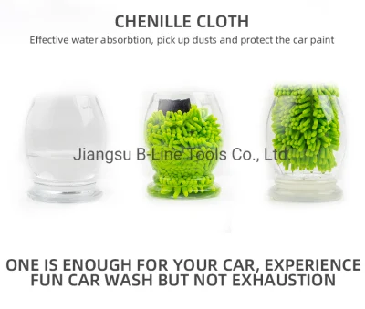 Car Exterior Cleaning Washing Chenille Clean Brush with Handle