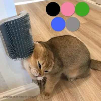 Cat Grooming Wall Corner Self Massage Pet Comb Brush