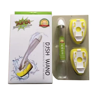 Multipurpose Kitchen Dish Cleaning Washing Sponge Brush with Soap Dispenser