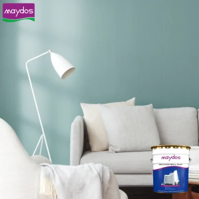 Superior Odorless Non-Lead Interior Wall Design Emulsion White Paint for Plaster
