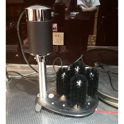 Coffee Stains Lipstick Marks of Glass Cleaning Equipment Washing Machine with 5 Brushes