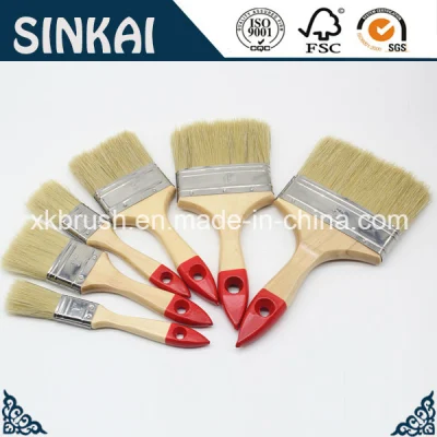 Synthetic Painting Brushes with Natural Bristle Mixed Filament