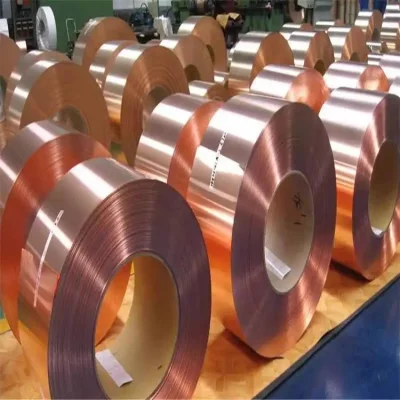 0.035mm Thickness Copper Foil Strip Extra Thin C11000 Copper Strip Price for Battery