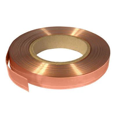 C11000 Thin Copper Strip / Copper Foil for Transformer 0.5mm Copper Coils for Radiator
