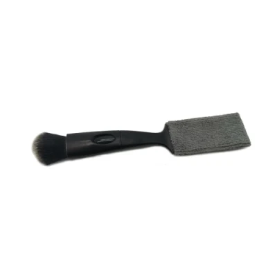 Shineopen Double Head Portable Car Interior Detailing Dust Brush Auto Detail Brush Exterior Soft Bristle Brushes