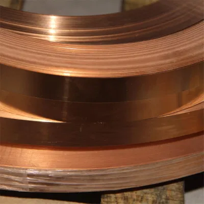C11000 Thin Copper Strip / Copper Foil for Transformer 0.5mm Copper Coils for Radiator