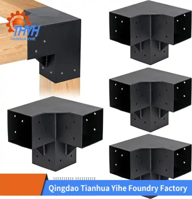 High Quality Customized Pergola Extension Bracket Carbon Steel Bracket Arches Metal Pergola Post Bracket Pergola Kit
