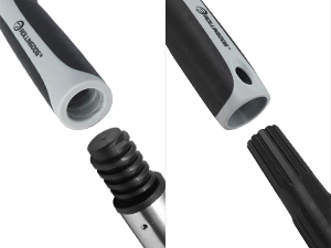 Rollingdog Standard Series 40076 Stainless Steel Extension Pole 3PC Connecting Extension Pole