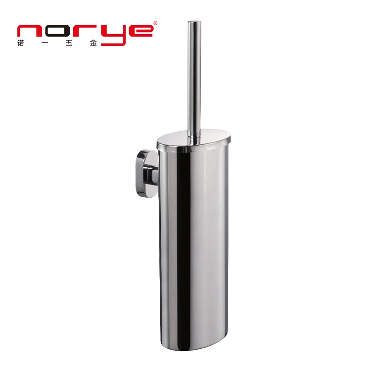 Stainless Steel Satin Toilet Accessory Wall Mounted Toilet Brush with Holder