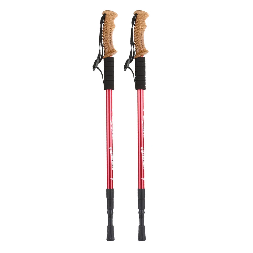 Younghunter Cane Adjustable Hiking Climbing Stick Light Weight Aluminum Cork Trekking Poles