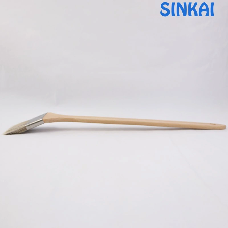 Paint Brush Long Handles, Radiator Brush with Wooden Handle