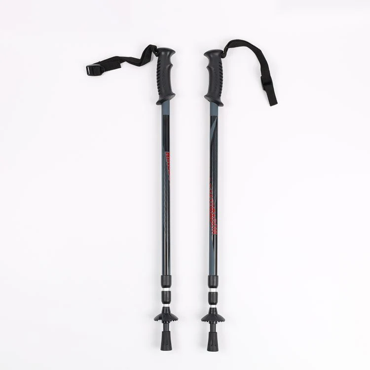 Slim Trekking Poles, Aeronautical Aluminium 7075, Customizable with Foam Grip Sticks Ski Winter Sports