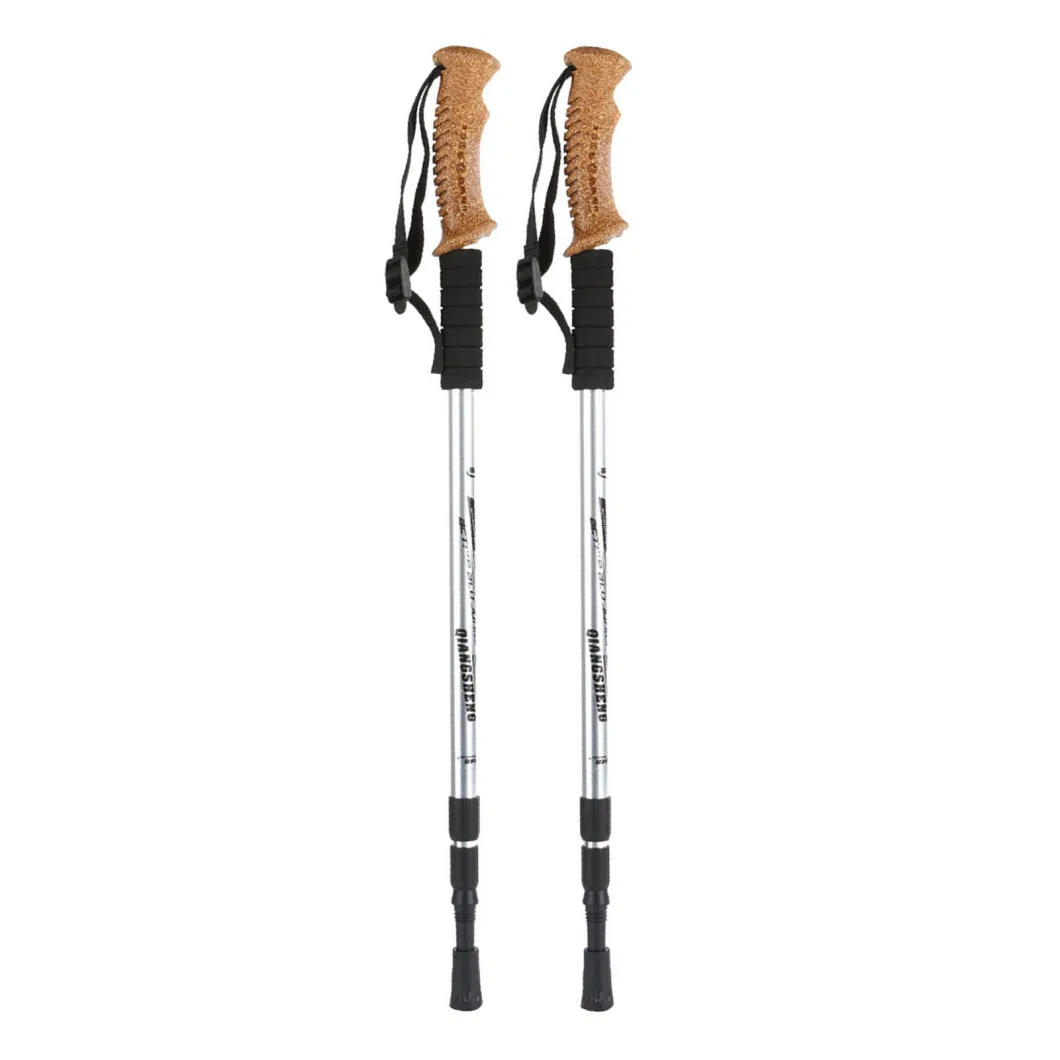 Younghunter Cane Adjustable Hiking Climbing Stick Light Weight Aluminum Cork Trekking Poles