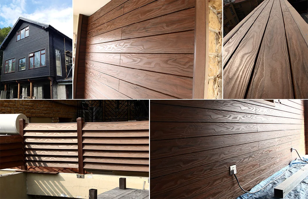 Fire Resistance WPC Wall Cladding Wood Plastic Composite Wall