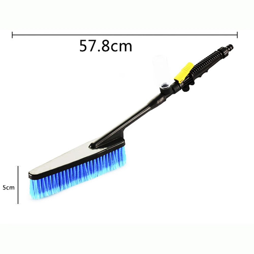 Durable Car Wash Brush Auto Exterior Retractable Long Handle Water Flow Switch Foam Bottle Car Cleaning Brush Wbb13163