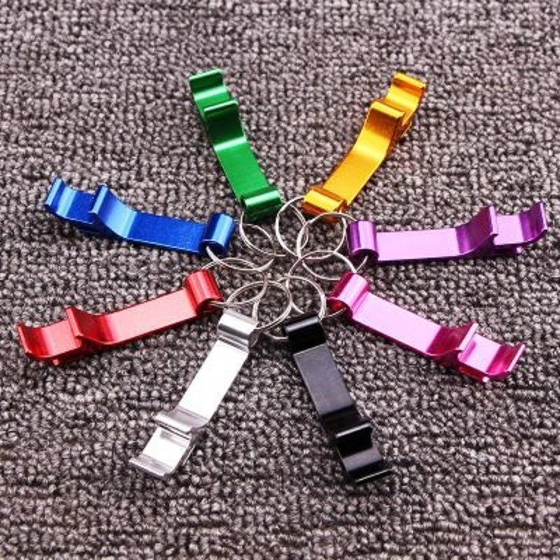 Aluminum Bottle Versatile Durable Vibrant Colors Keyring Opener Bartender Opener Ci10141