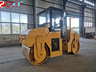 El mejor compactador de rodillos de carretera 1200kg pequeño asfalto de compactación de suelos Rodillo 12ton rodillo tándem para equipos de construcción de carreteras