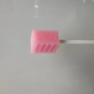 Oral médico de aspiración de un hisopo de esputo Cepillo de Dientes desechables esponja Stick
