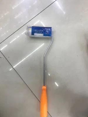 Mayorista de alta calidad de la banda azul y blanco personalizado cepillo pequeño 4 &quot;El rodillo de pintura de poliéster