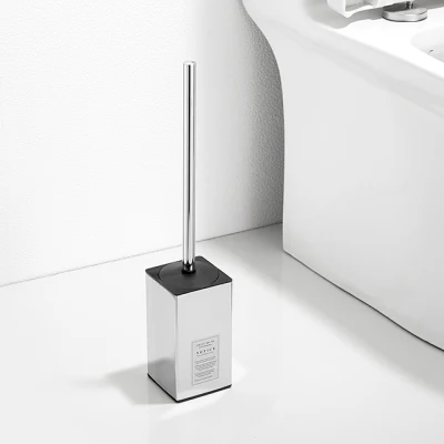 Alta calidad de sus304 accesorios de baño de cromo de Plaza de soporte de suelo Cepillo Sanitario (NC9896-C).