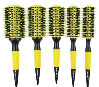 Alta de estilismo personalizado Qualit de cerámica iónica&amp;Ronda térmico cepillo de pelo