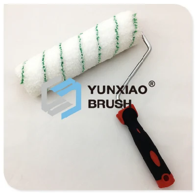 La fábrica Anti-Drip de buena calidad precio muy competitivo, material de microfibra Llenado de rodillos el rodillo de pintura de estilo europeo con mango de caucho