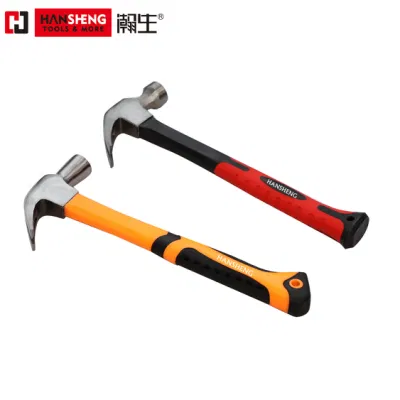  Professional Martillo, Herramienta de mano, Herramienta de hardware, hechas de acero al carbono, mango de madera, PVC Mango Mango de fibra de vidrio, el maquinista del martillo, Martillo de orejas