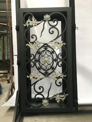  2021 Nuevo Diseño Clásico Marco de Seguridad de Ventana de Hierro Forjado
