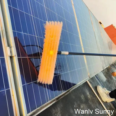  Innovative Solar Panel Cleaner Manual Spray Brush with 3.6 M Adjustable Handle for Cleaning Solar Panels, Ceilings, Windows, Billboards, LED Screens
