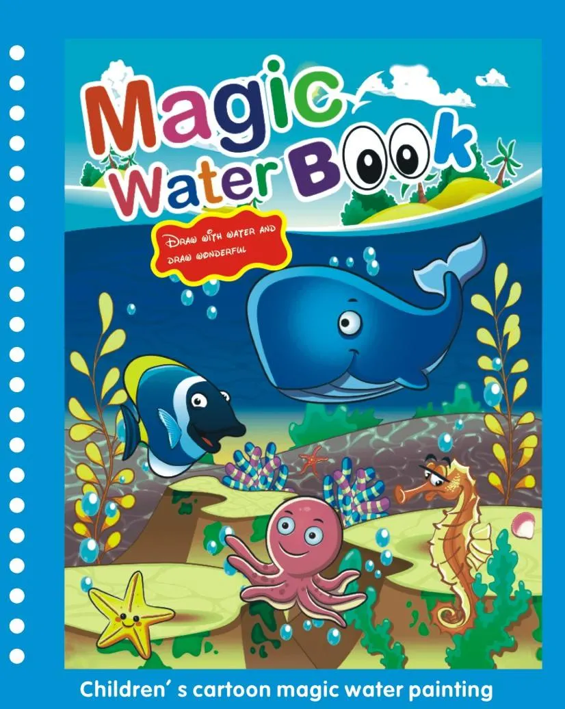 Cheap Price Kids Doodle Painting Book Drawing Coloring Magic Water Learning Toys