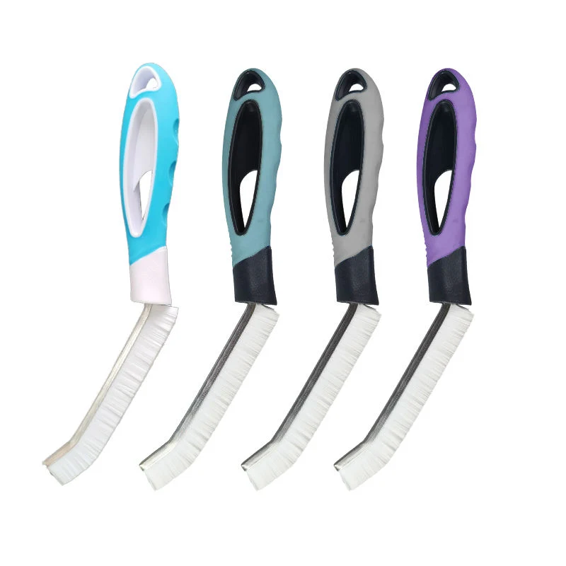 Top Quality Door and Window Corner Brush Cleaning Car Crevice Brush Kitchen Bathroom Sickle Brush Stainless Squeegee