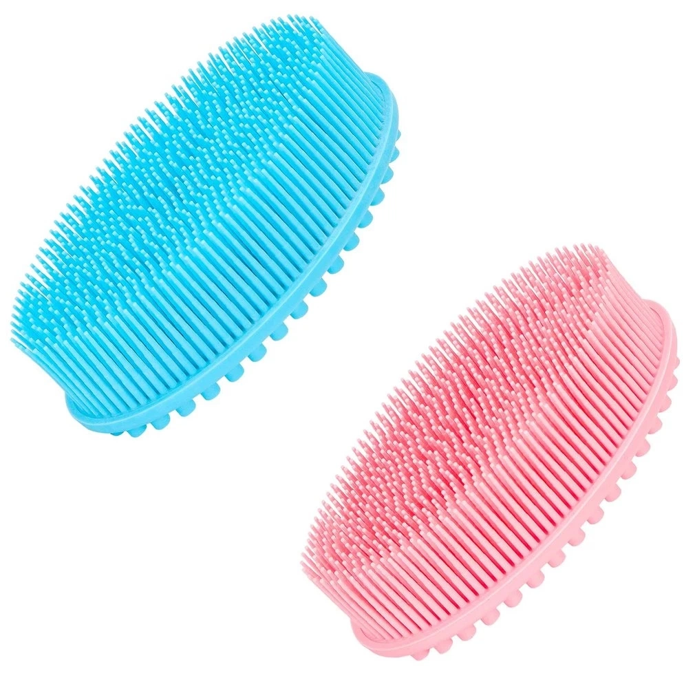 Hot Sale Silicone Body Brush Baby Shower Sponge Dry Massage Brush Bath Towels for Body