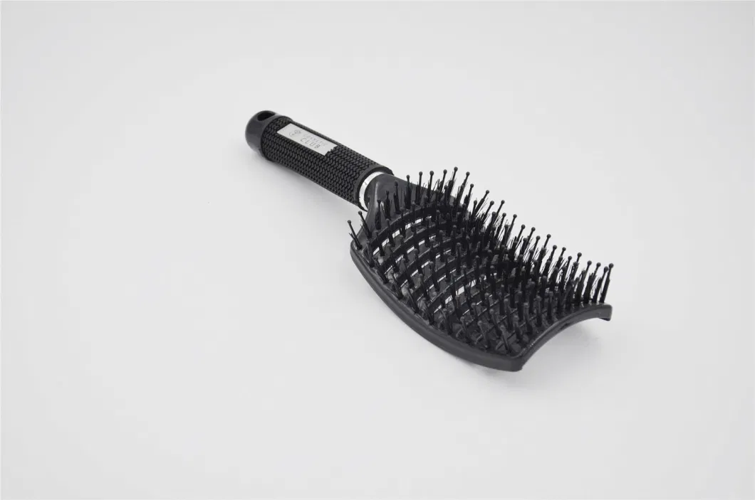 Hair Brush with Curved Bent