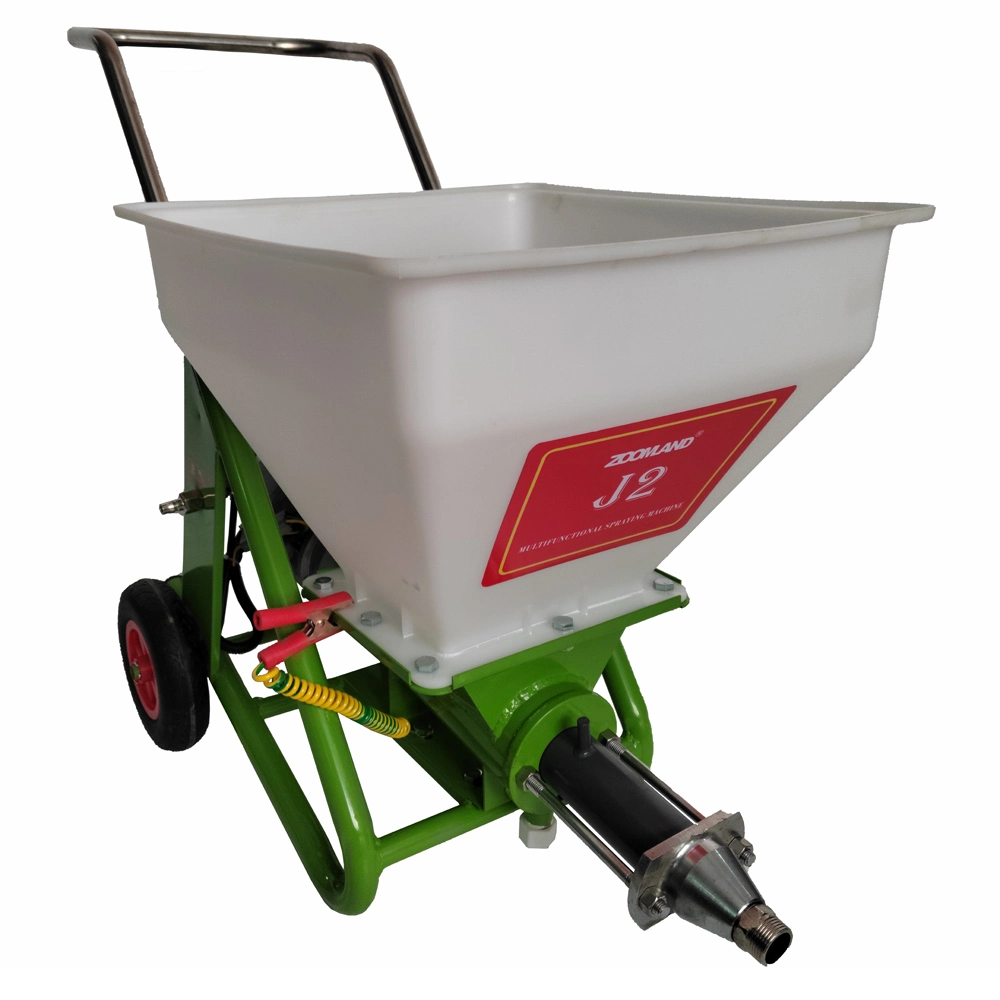 Plaster Cement Texture Stucco Sprayer with Hopper for Wall Plastering Coating Machine