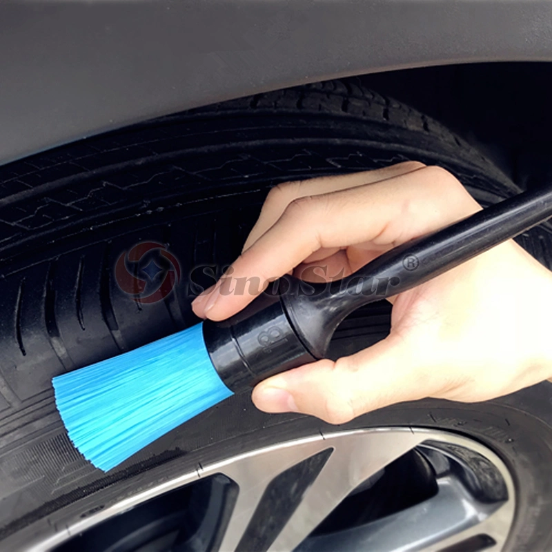 Ultra- Soft Car Detailing Brushes Auto Detail Brush Kit for Elegant Surfaces Interior Exterior No Scratch for Cleaning Engine