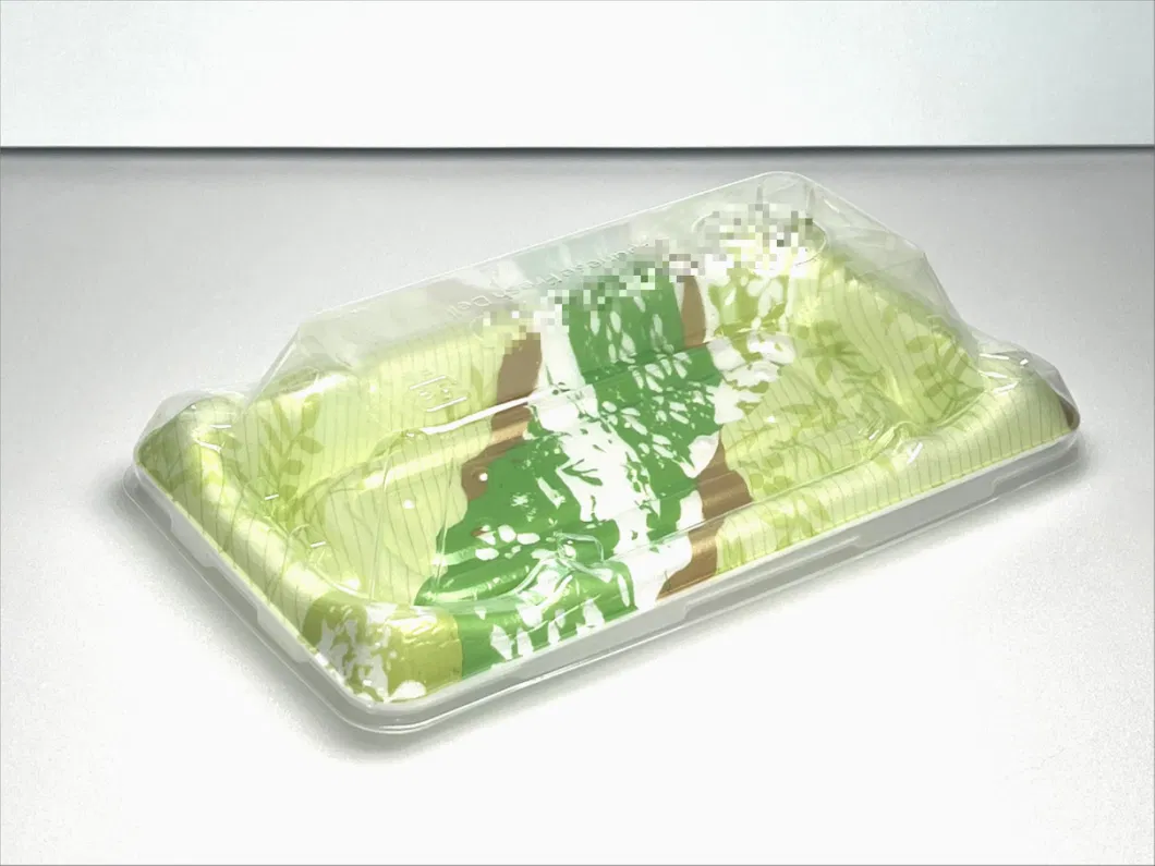 Supermarket Take Away Togo Packaging Box Food Takeaway Packing Custom Disposable Plastic Sushi Delivery Tray