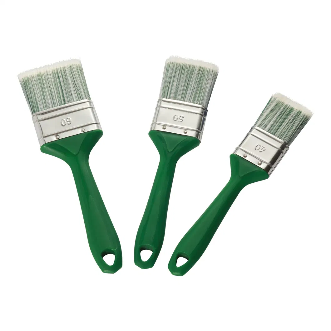 MSN Quality Plastic Handle Paint Brush Artist Paint Brush Green