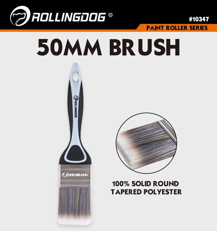 Rollingdog PRO 10347 100% Srt 50mm Good Quality House Hand Tool Detail Paint Brush