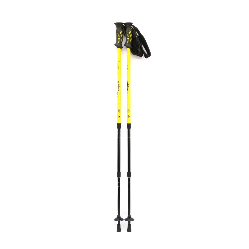 High Quality Foldable Trekking Poles Aluminium Alloy Nordic Walking Sticks Walking Poles Alpenstock